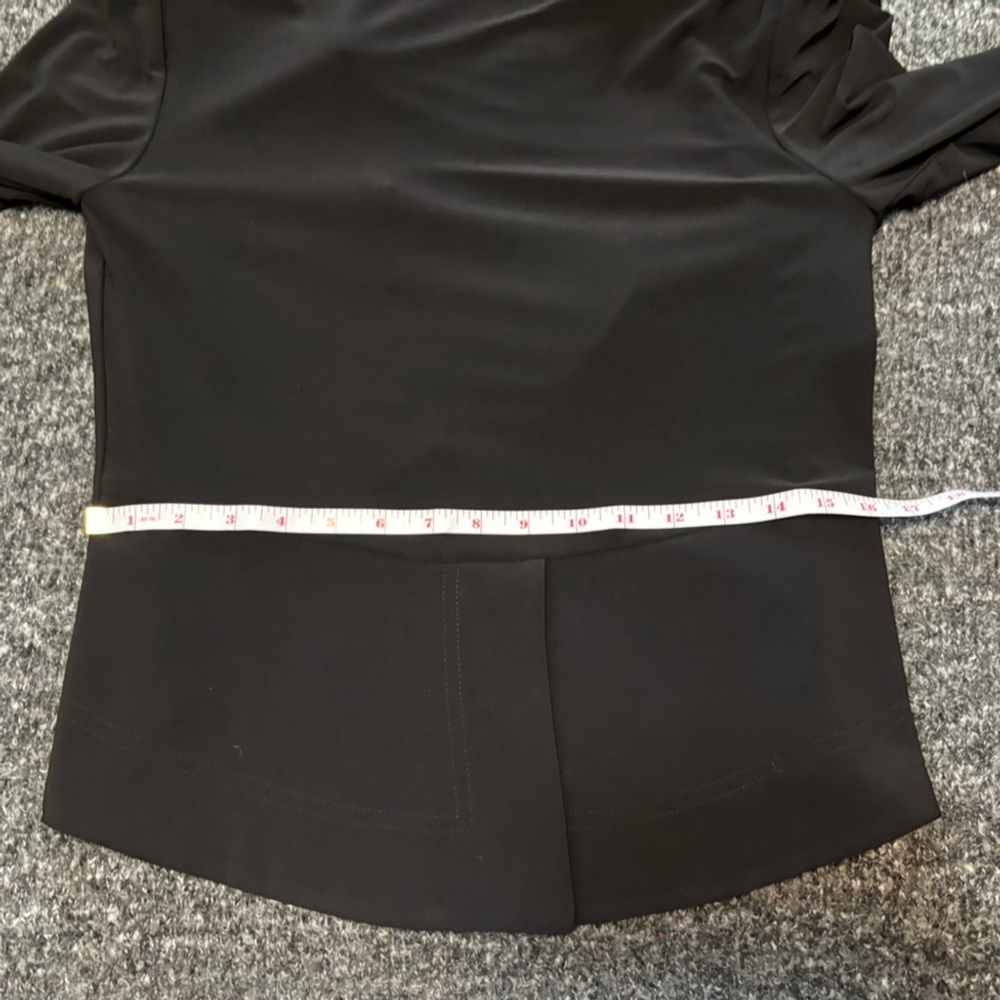 Joseph Ribkoff Canada Sz 6 Tuxedo Bolero Blazer Black - Picture 13 of 16